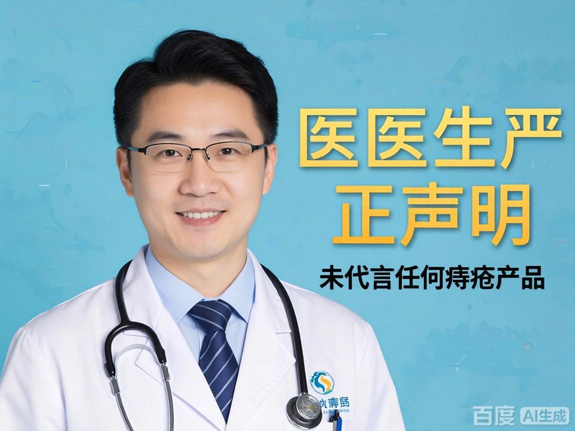 刘医生严正声明：未代言任何痔疮产品