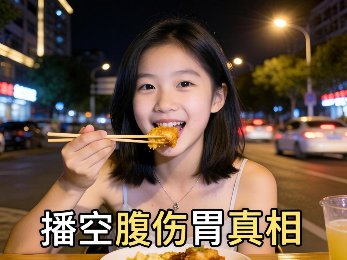 半夜看吃播空腹伤胃真相