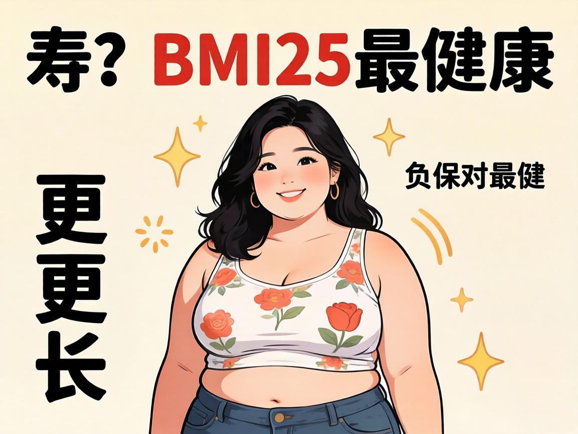 微胖更长寿？BMI25最健康