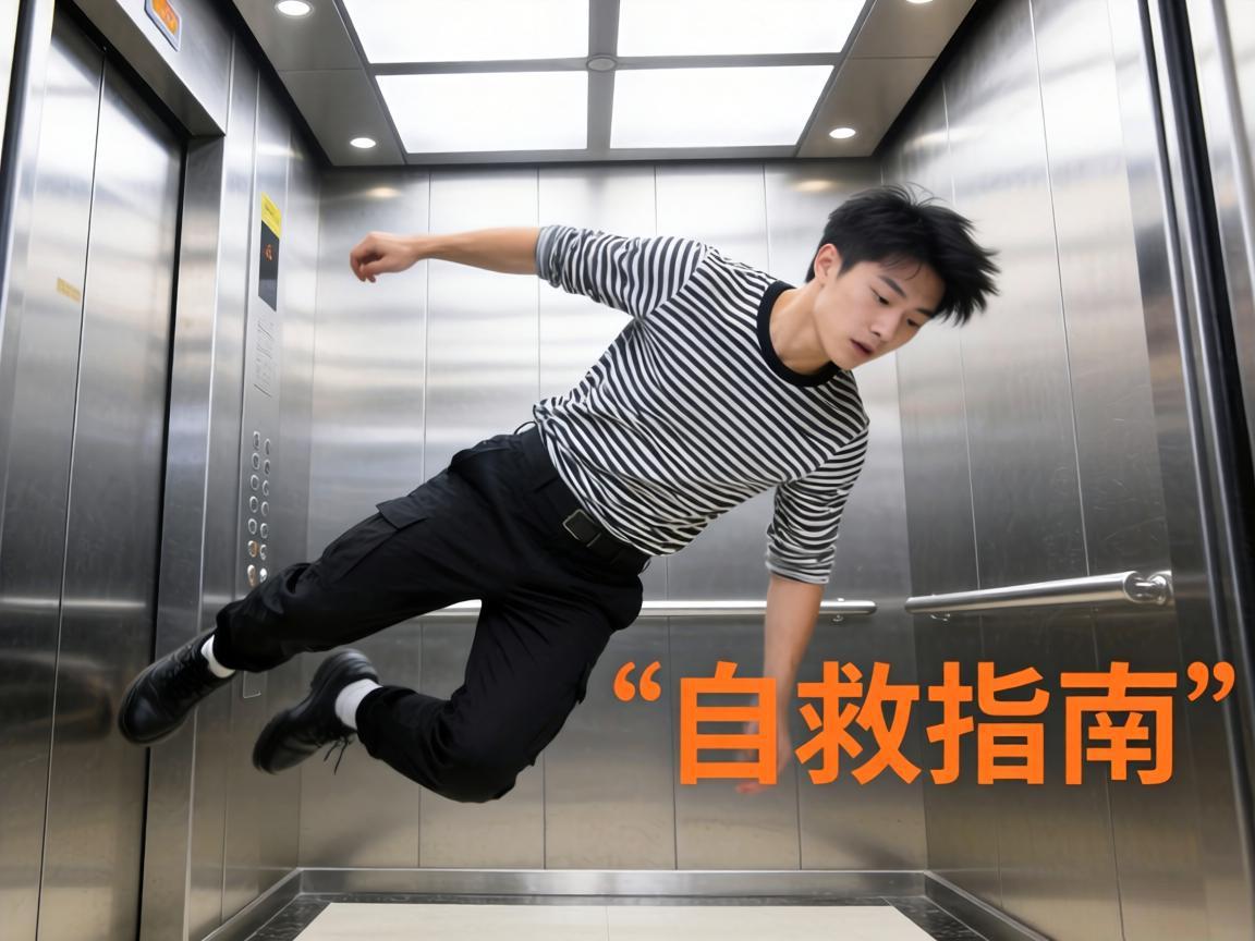电梯下坠自救指南