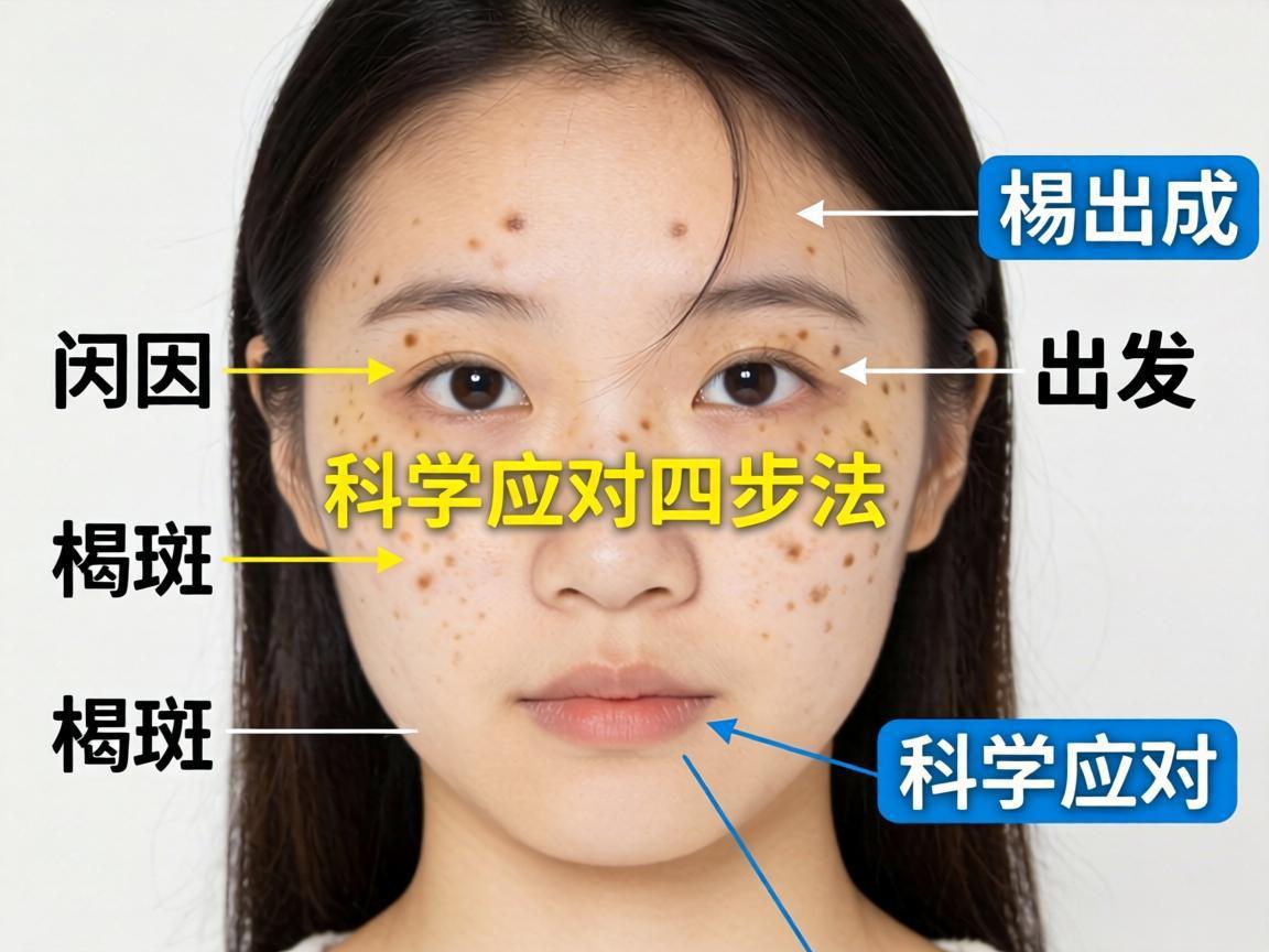 黄褐斑成因与科学应对四步法