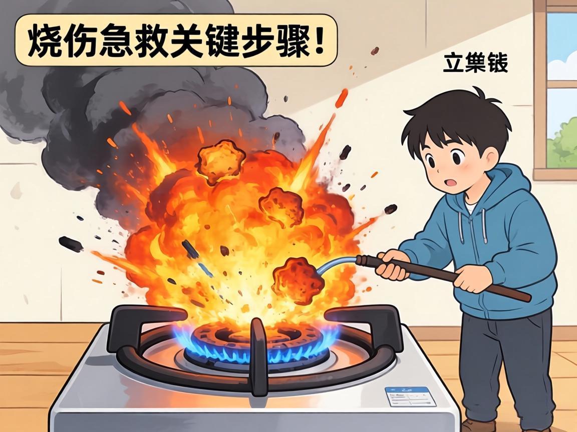 煤气爆炸烧伤急救关键步骤