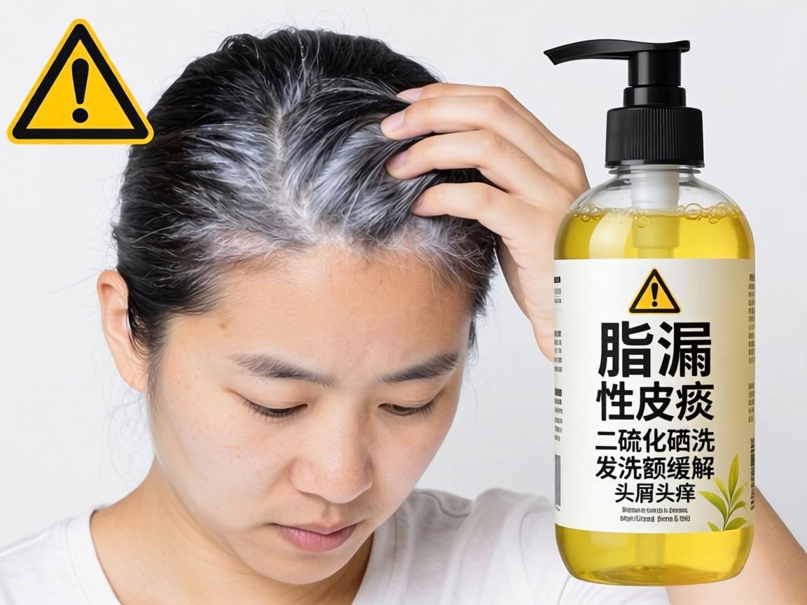 警惕脂溢性皮炎：二硫化硒洗发水缓解头屑头痒