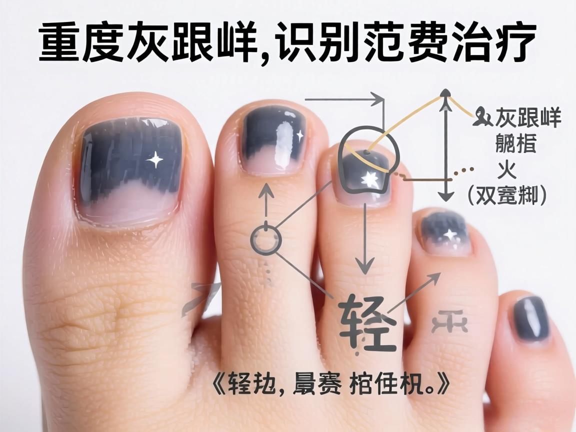轻度与重度灰指甲的识别与治疗