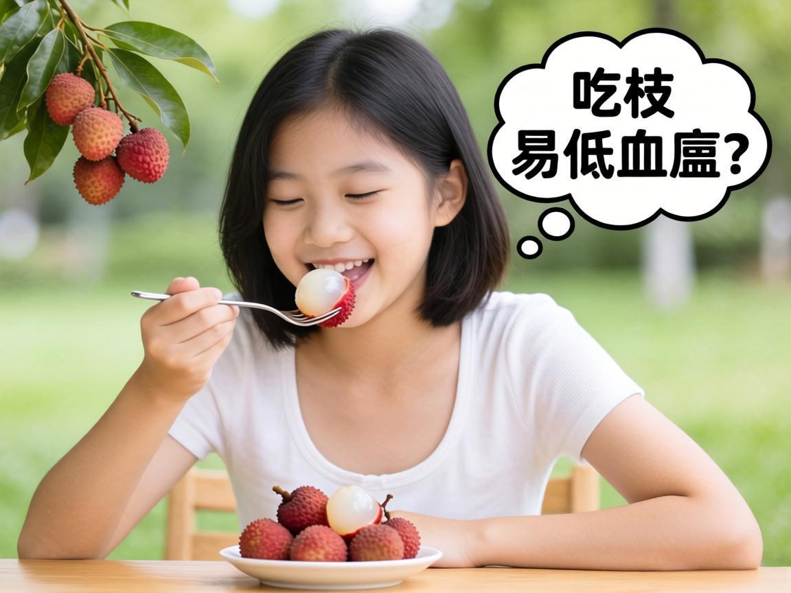 空腹吃荔枝易低血糖？
