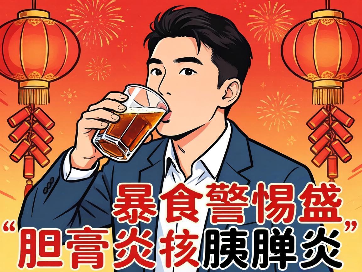 过年暴饮暴食警惕胆囊炎胰腺炎