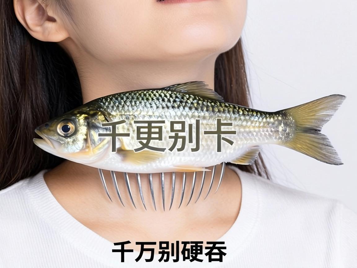 鱼刺卡喉千万别硬吞