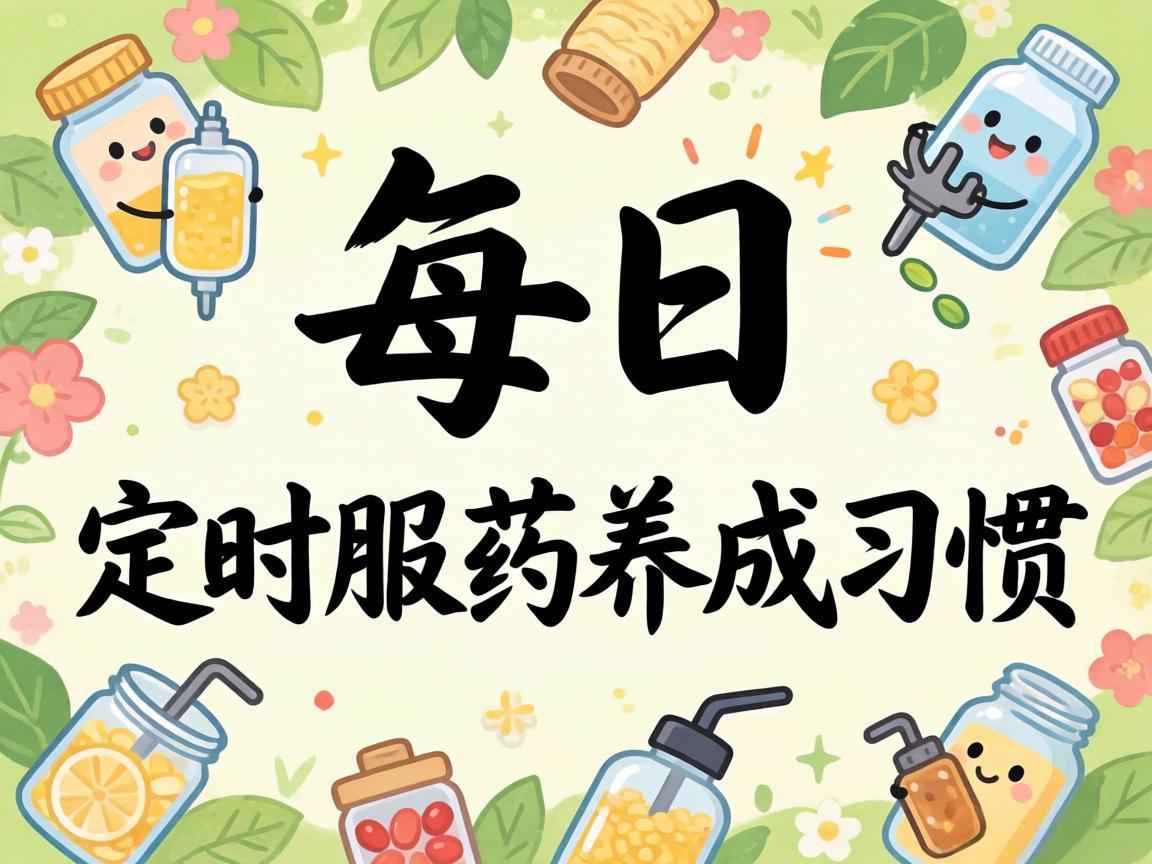 承诺每日定时服药养成习惯