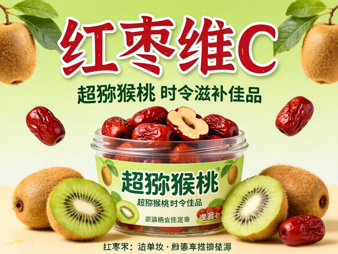 大枣维C超猕猴桃,时令滋补佳品