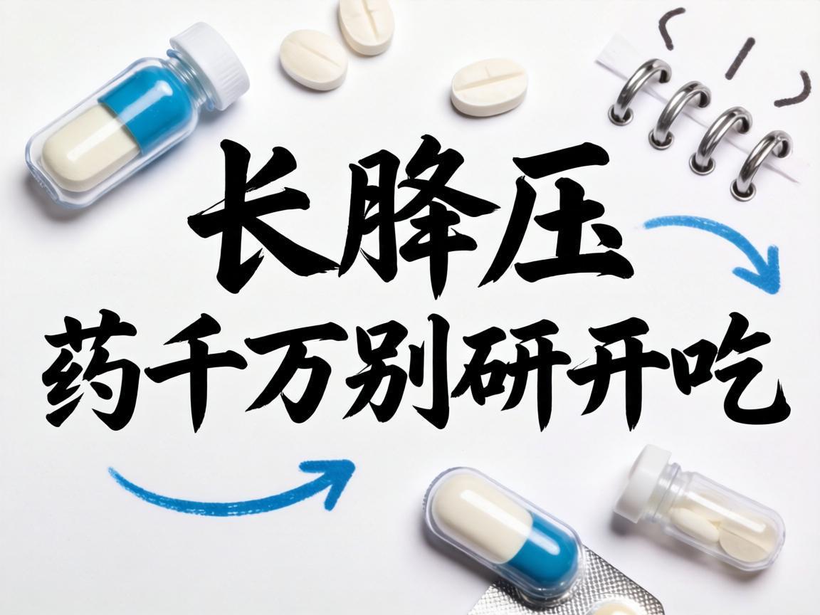 这些降压药千万别掰开吃