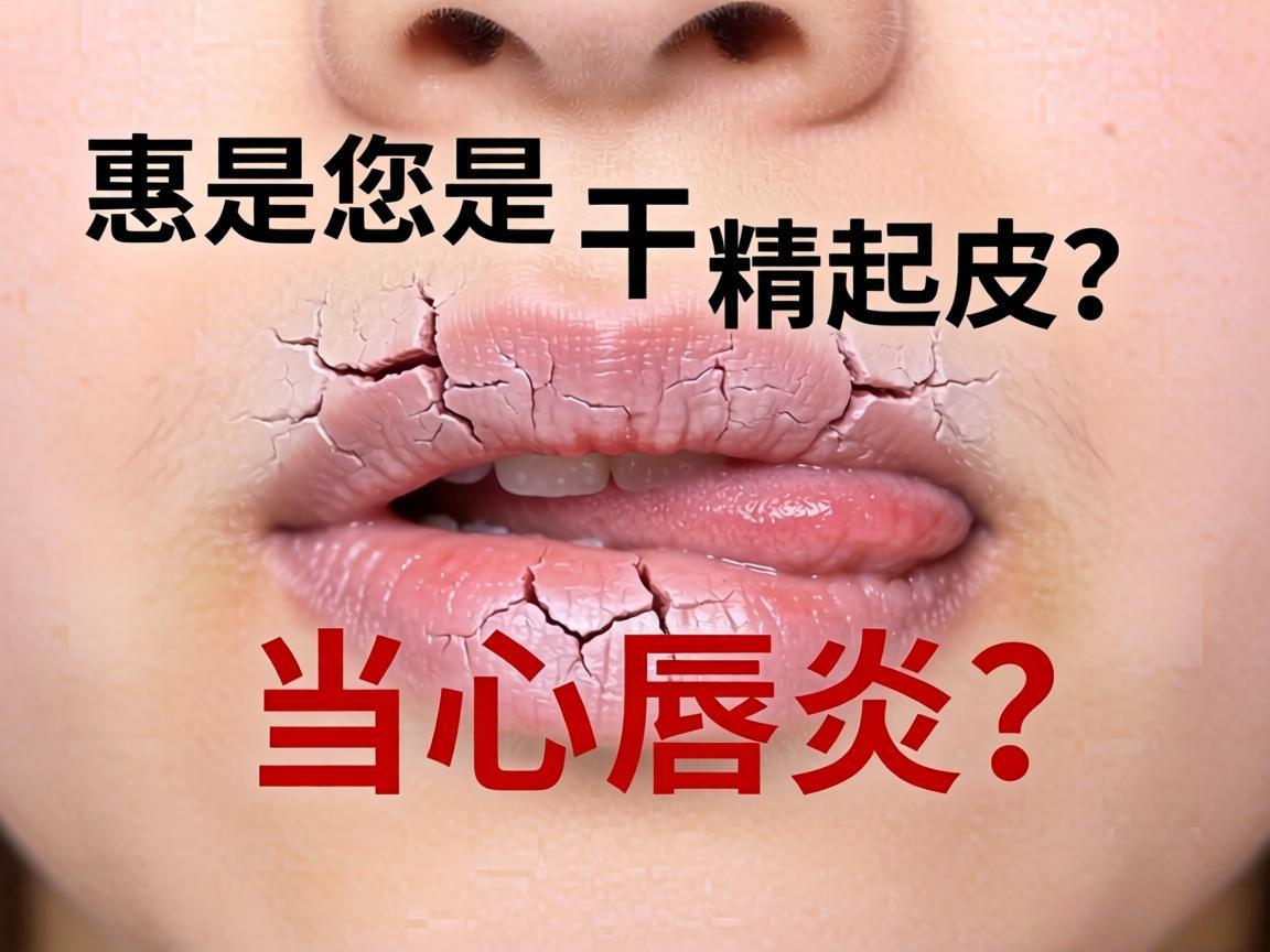 嘴唇老是干裂起皮?当心唇炎