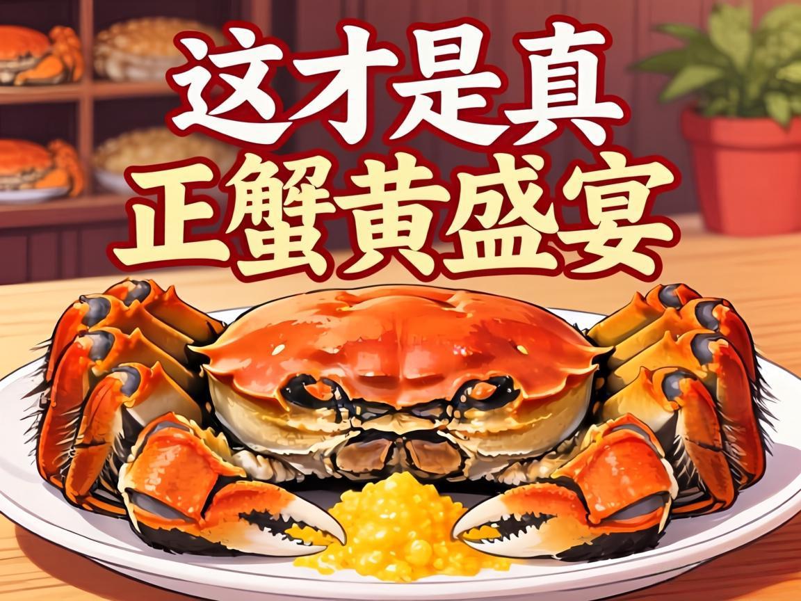 这才是真正的蟹黄盛宴