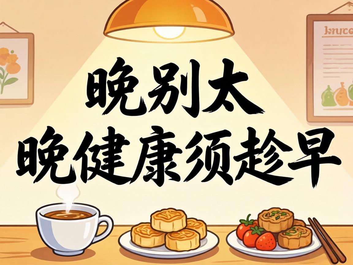 晚饭别太晚,健康须趁早