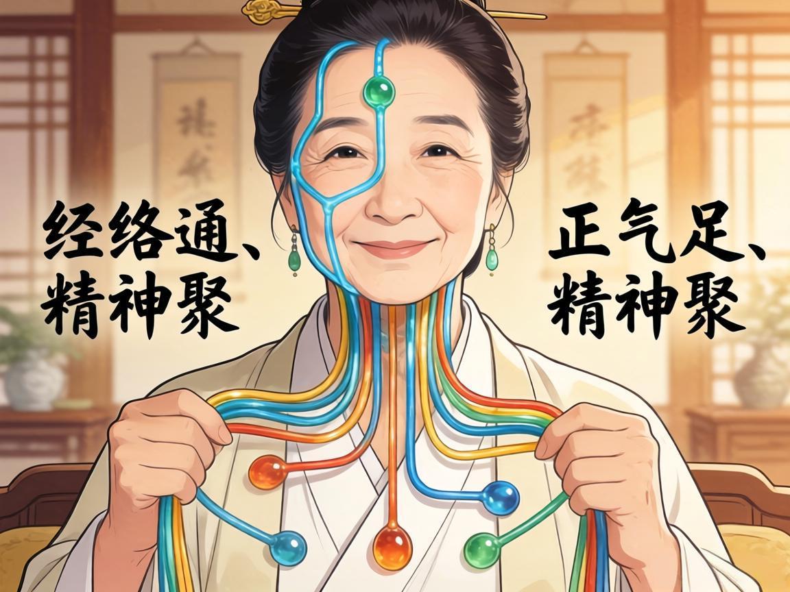 中医视角：经络通、正气足、精神聚
