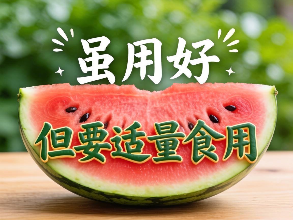 西瓜虽好,但要适量食用