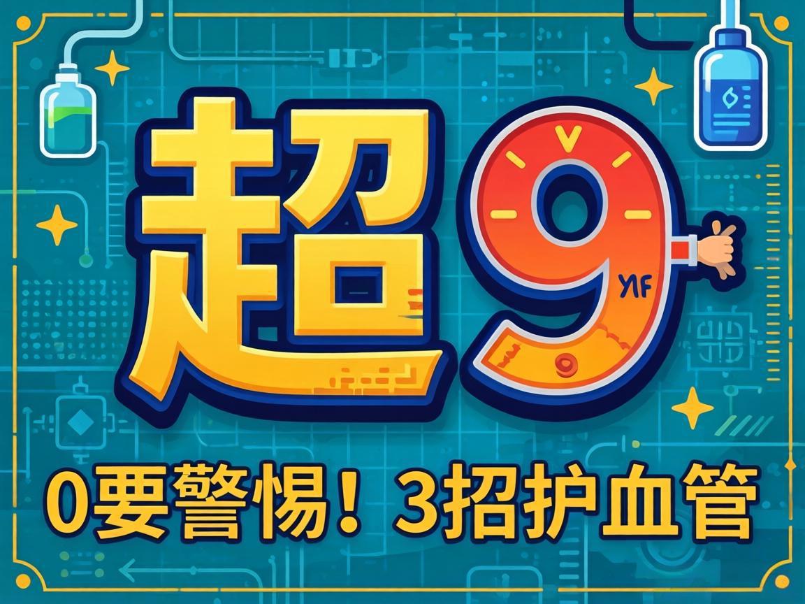 低压超90要警惕！3招护血管
