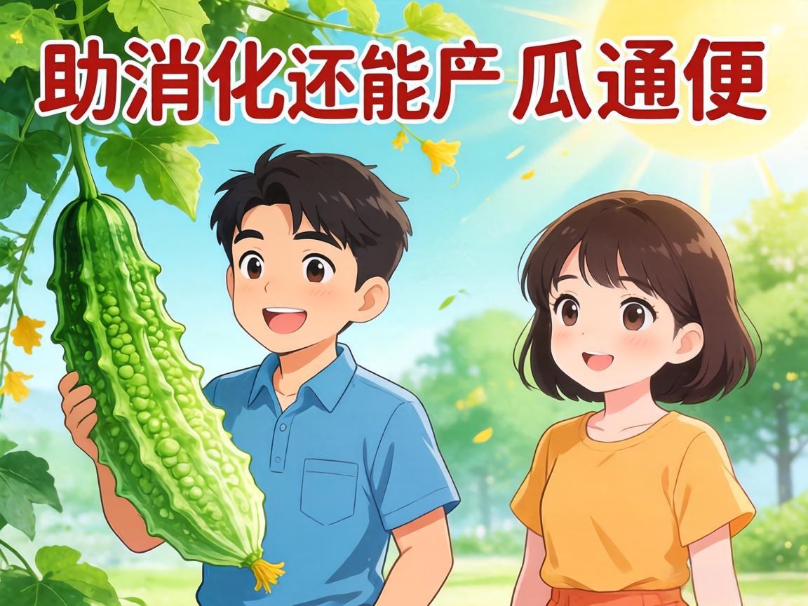 丝瓜通便助消化还能减肥