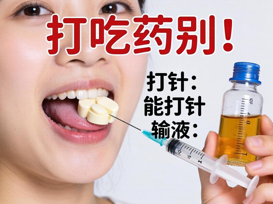 能吃药别打针，能打针别输液