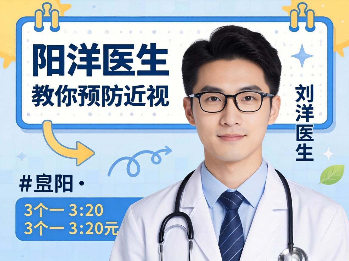 刘洋医生教你预防近视的3个一和3个20