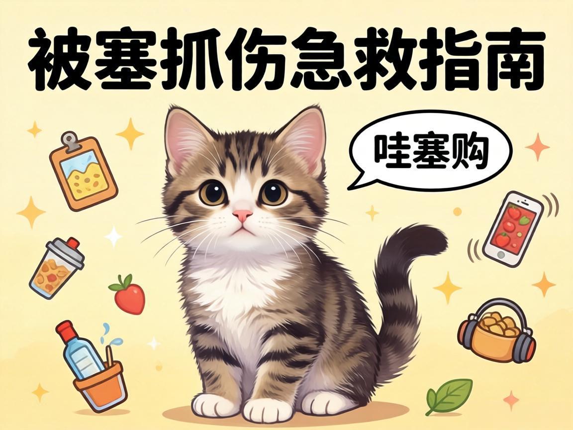 哇塞!被猫抓伤急救指南