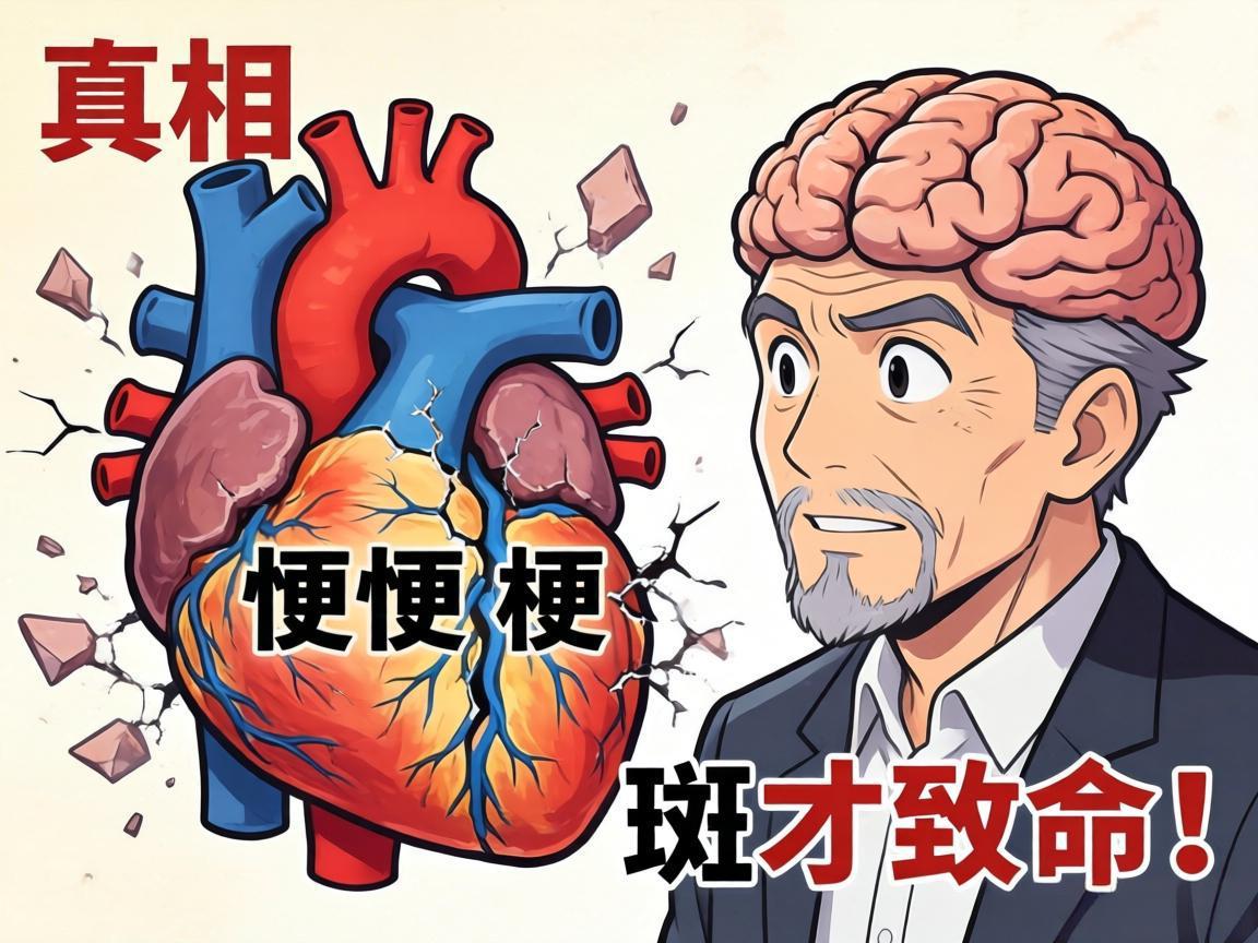 心梗脑梗真相：斑块破裂才致命