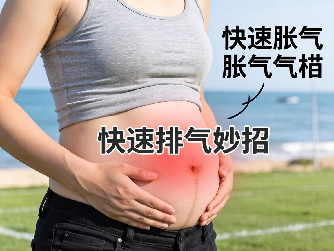 肚子胀气快速排气妙招
