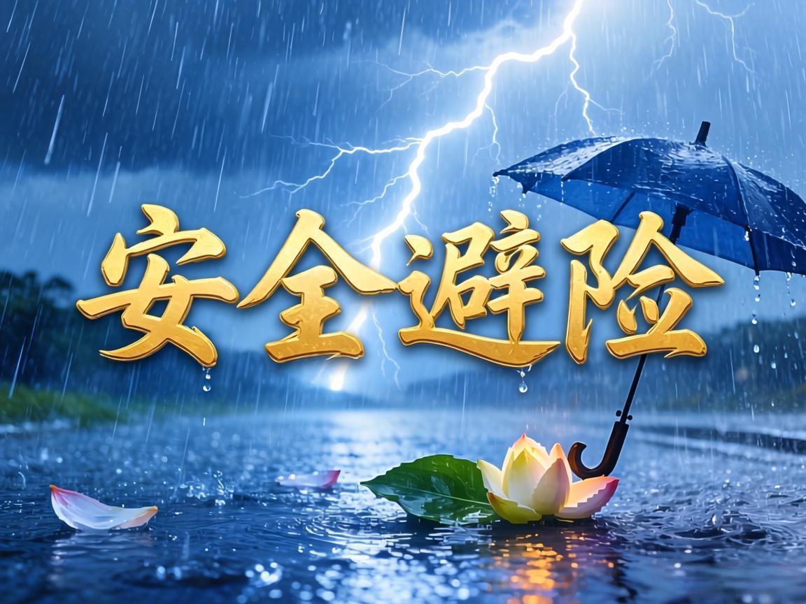 暴雨天气安全避险指南
