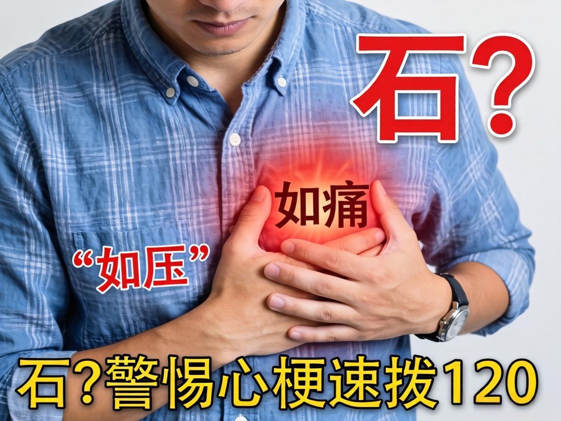 胸痛如压石？警惕心梗速拨120