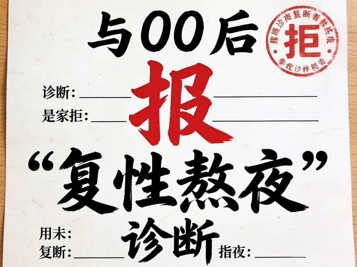 90后“报复性熬夜”诊断书
