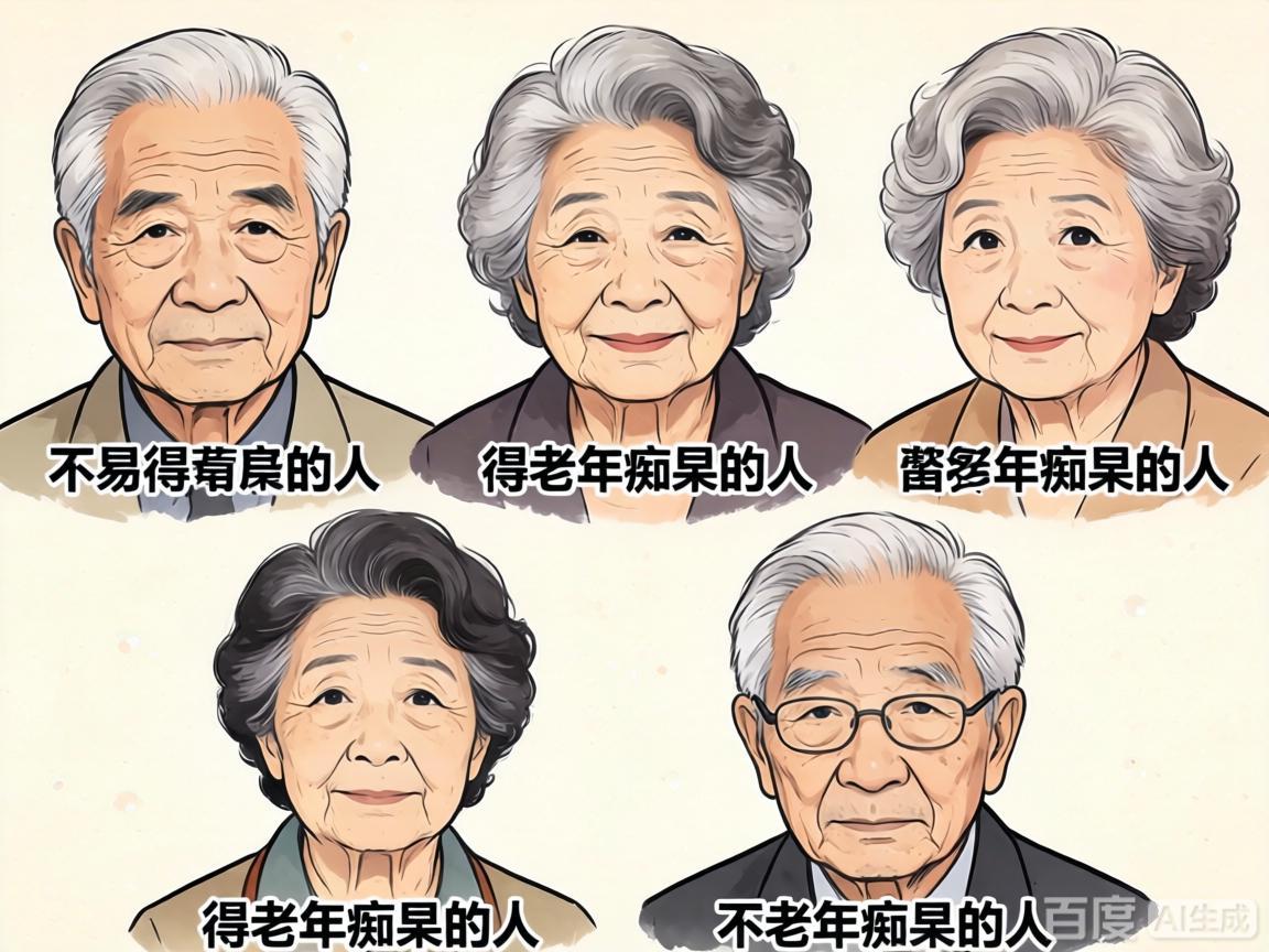 五类不易得老年痴呆的人