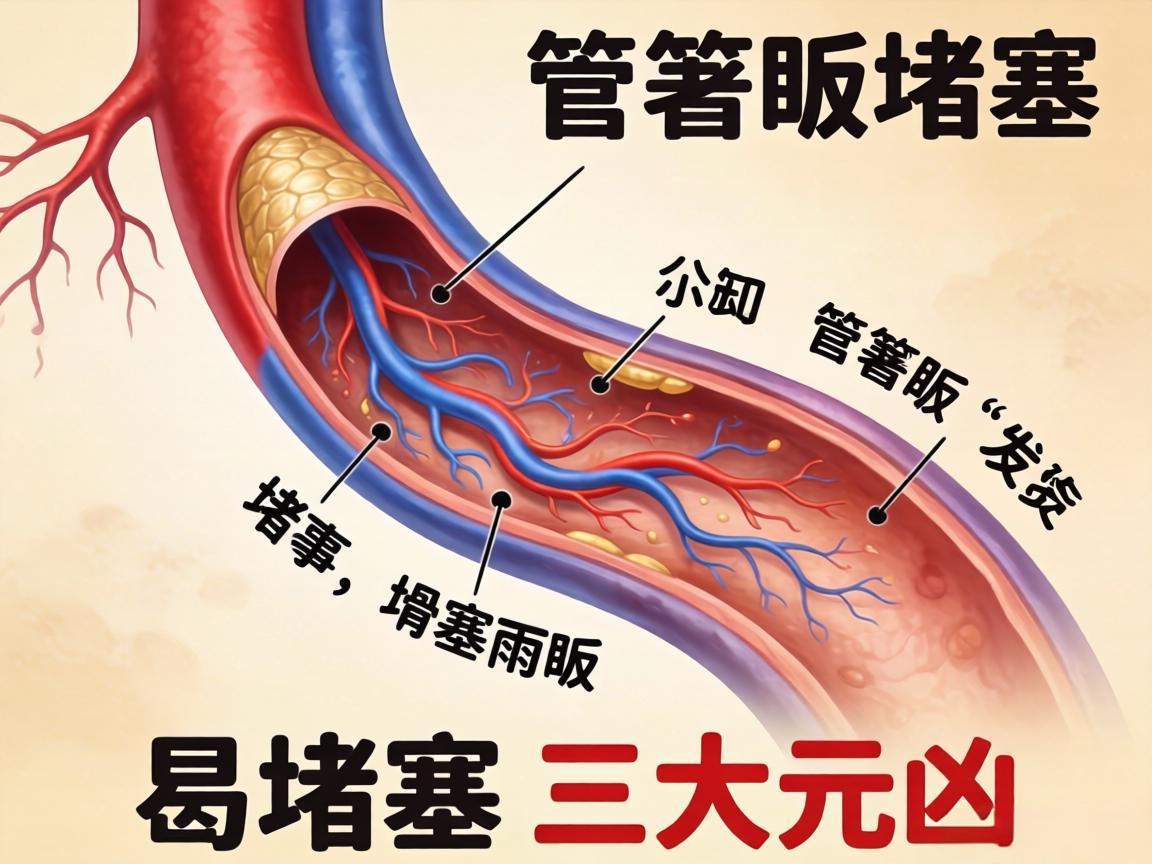 血管堵塞的三大元凶