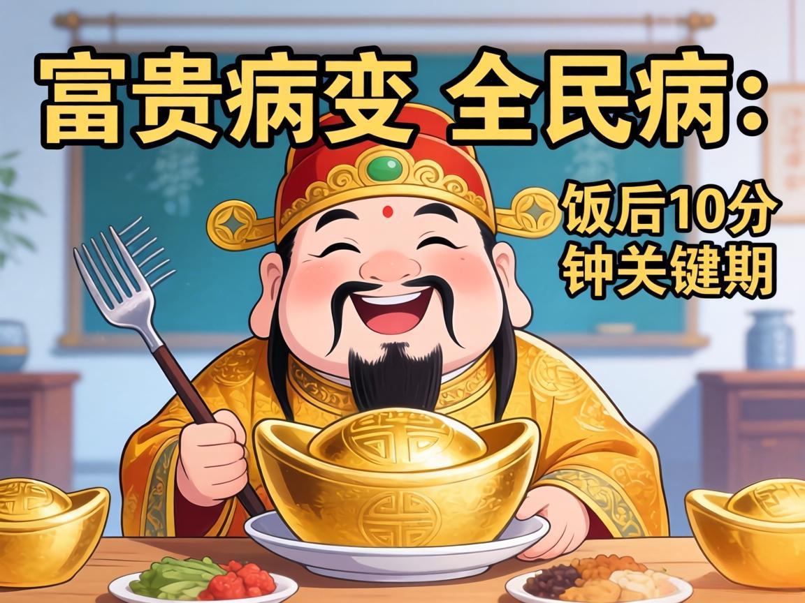 富贵病变全民病：饭后10分钟关键期