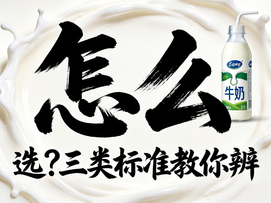 牛奶怎么选？三类标准教你辨