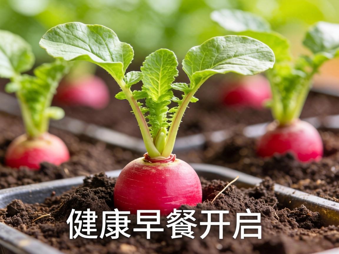 萝卜发芽了，健康早餐开启