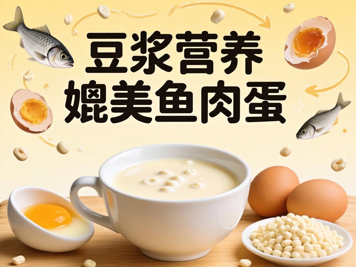 豆浆营养媲美鱼肉蛋