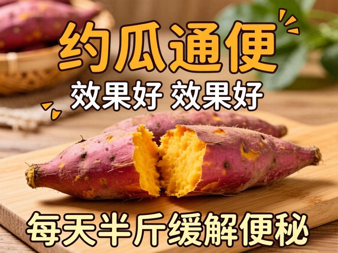 地瓜通便效果好，每天半斤缓解便秘