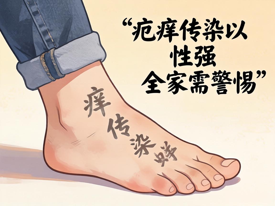 脚气传染性强，全家需警惕