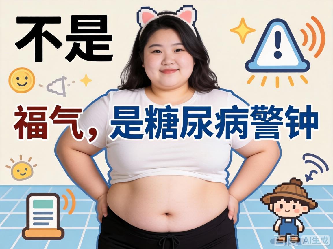 肥胖不是福气,是糖尿病的警钟