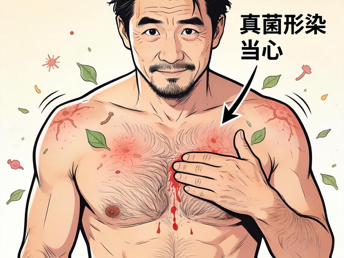 老公身上这些症状要当心真菌感染