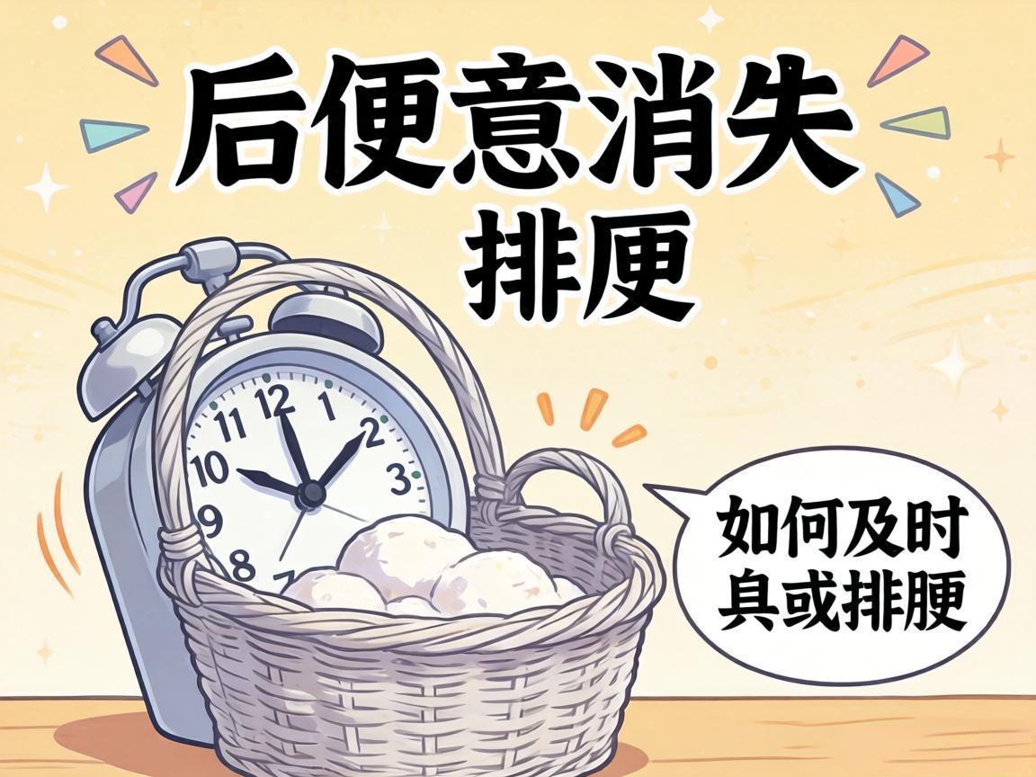 便意消失后如何及时排便
