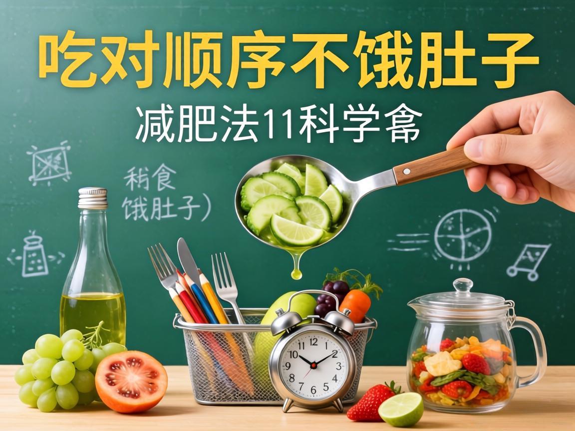科学饮食减肥法:吃对顺序不饿肚子