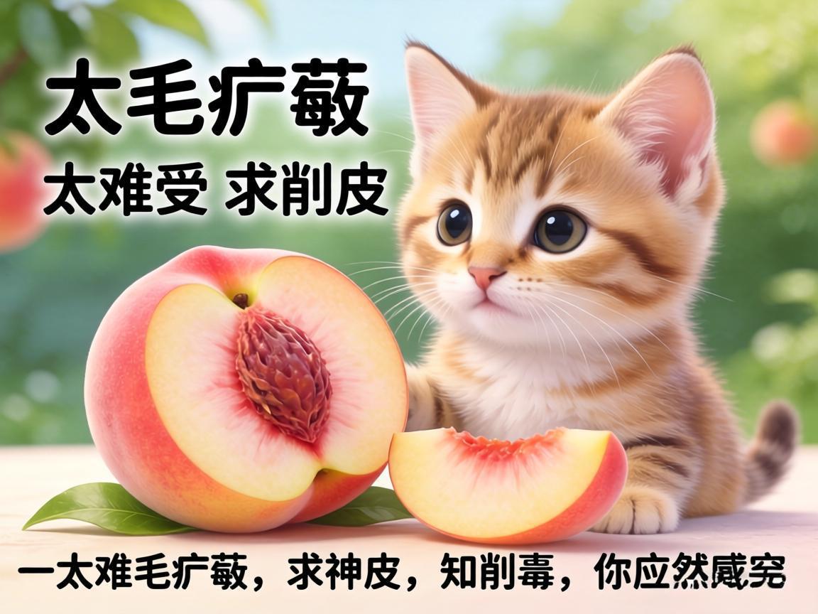 桃毛过敏太难受！求削皮