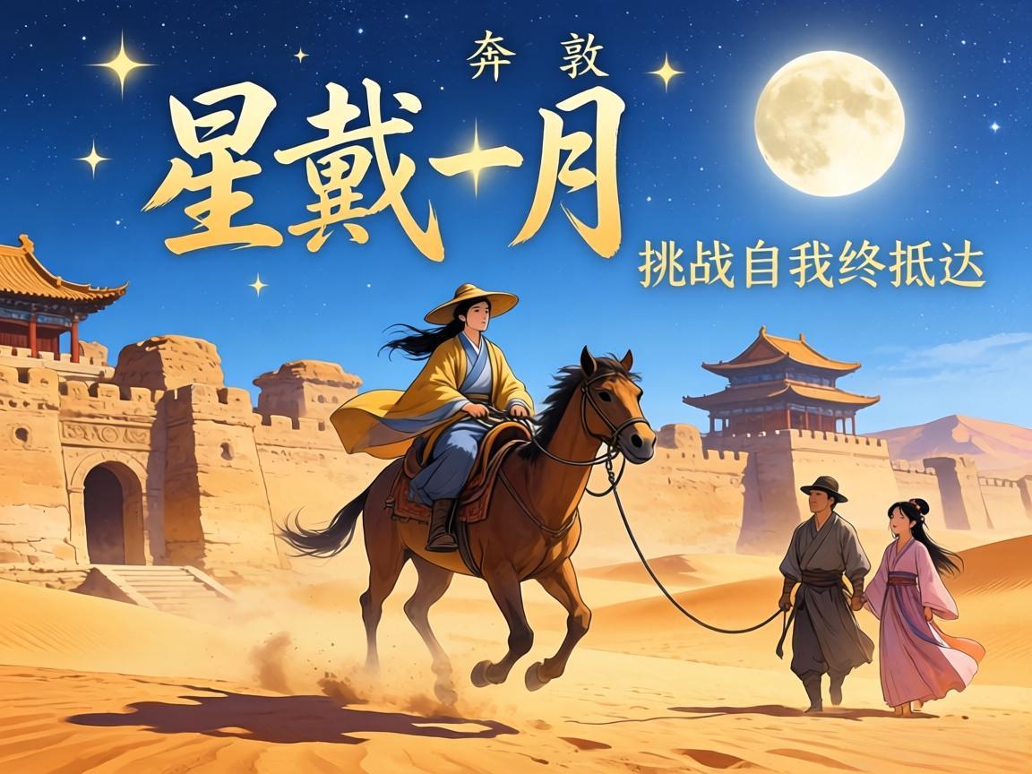 披星戴月奔敦煌，挑战自我终抵达