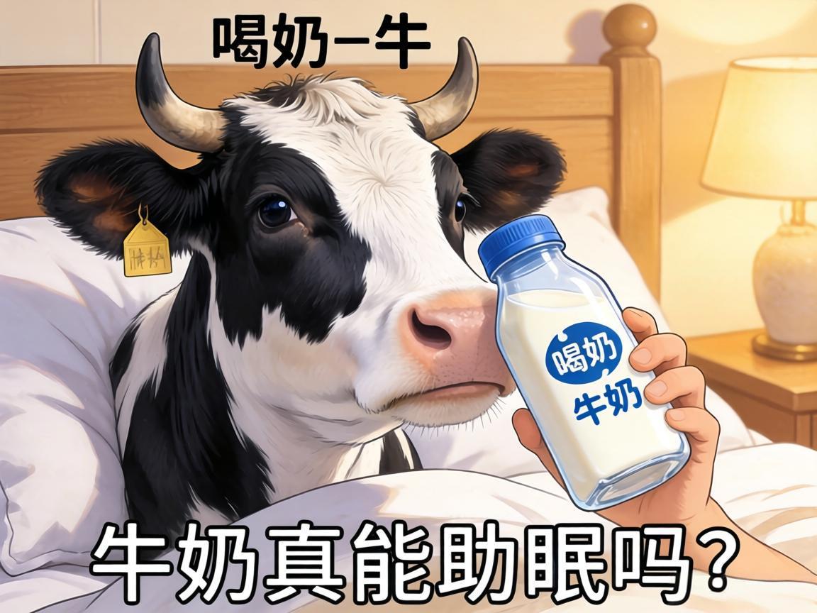 睡前喝牛奶真能助眠吗