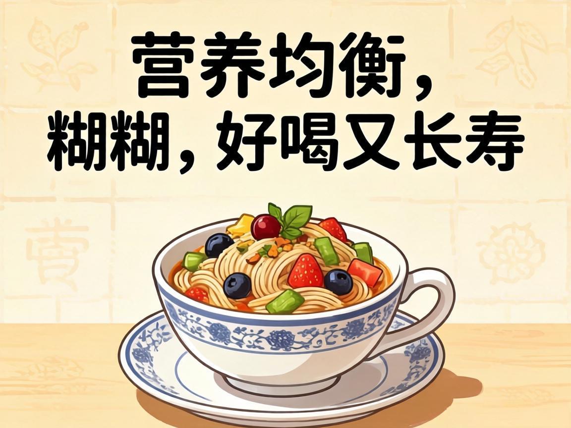 营养均衡糊糊，好喝又长寿