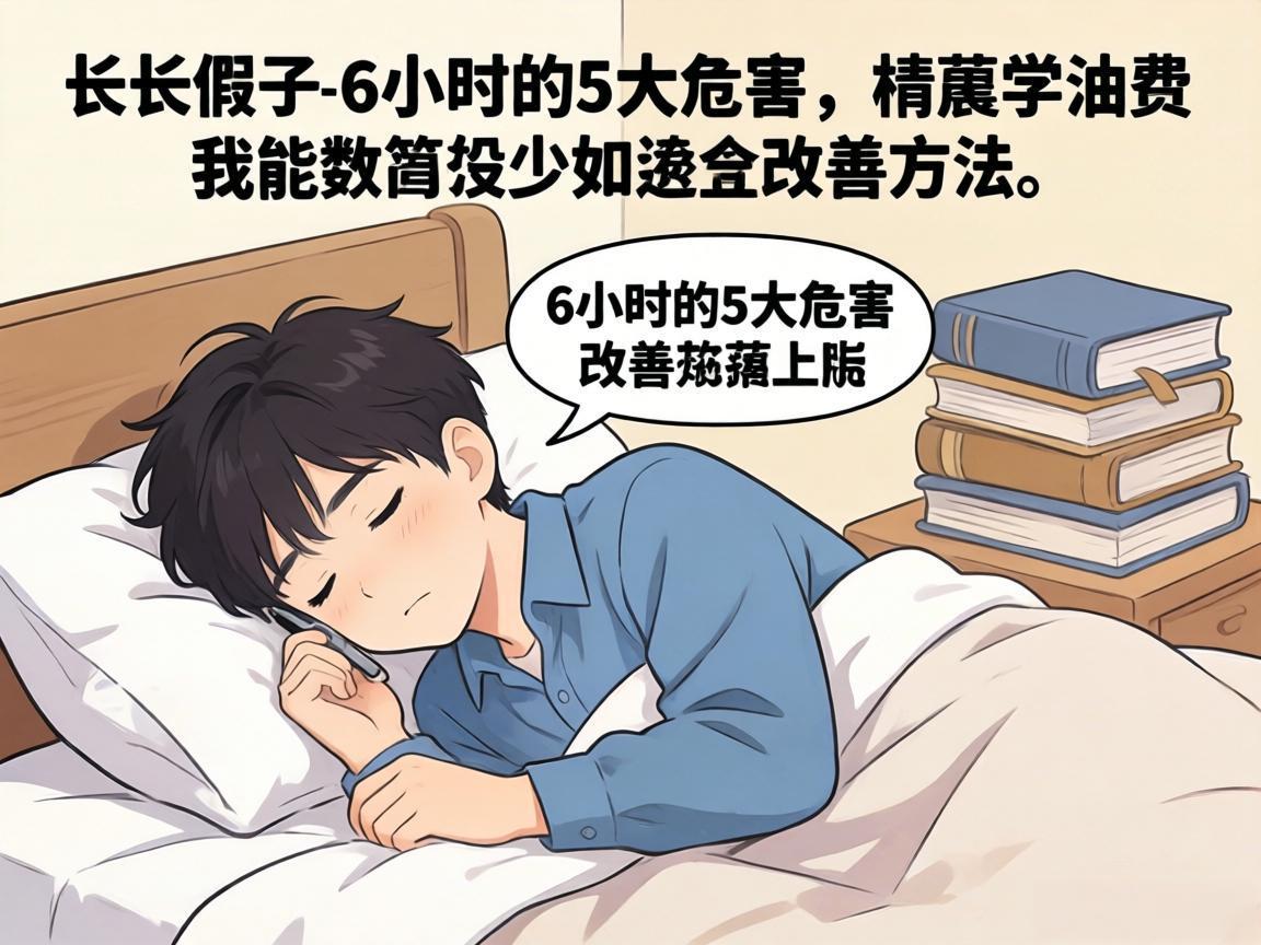 长期缺觉6小时的5大危害及改善方法