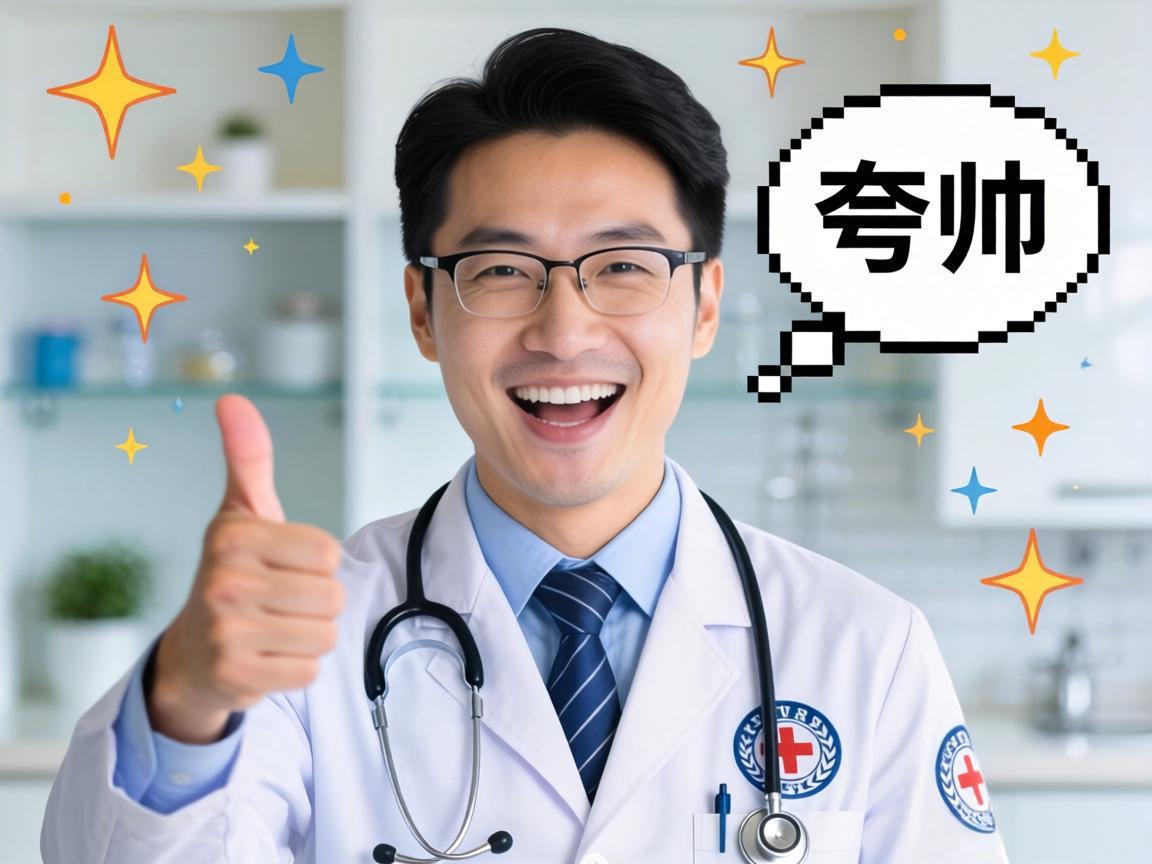 刘医生被夸帅点赞笑翻