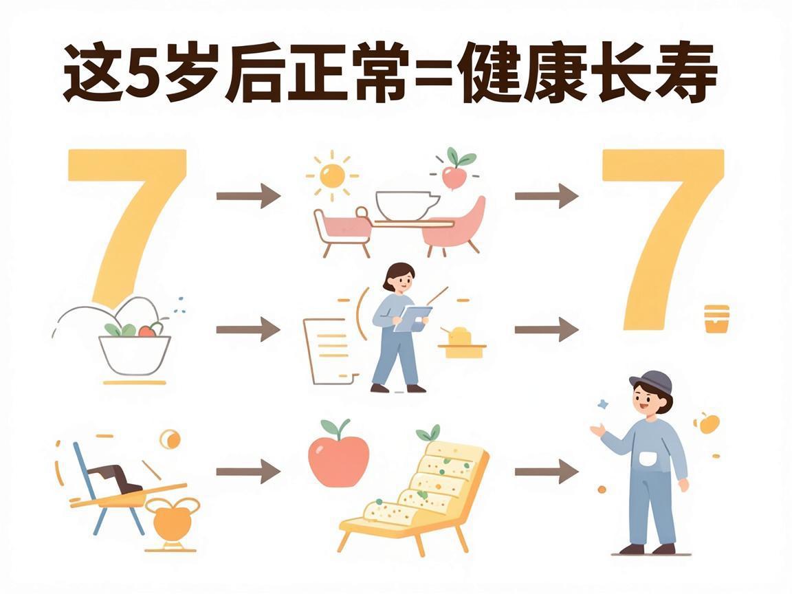 45岁后这7个指标正常=健康长寿