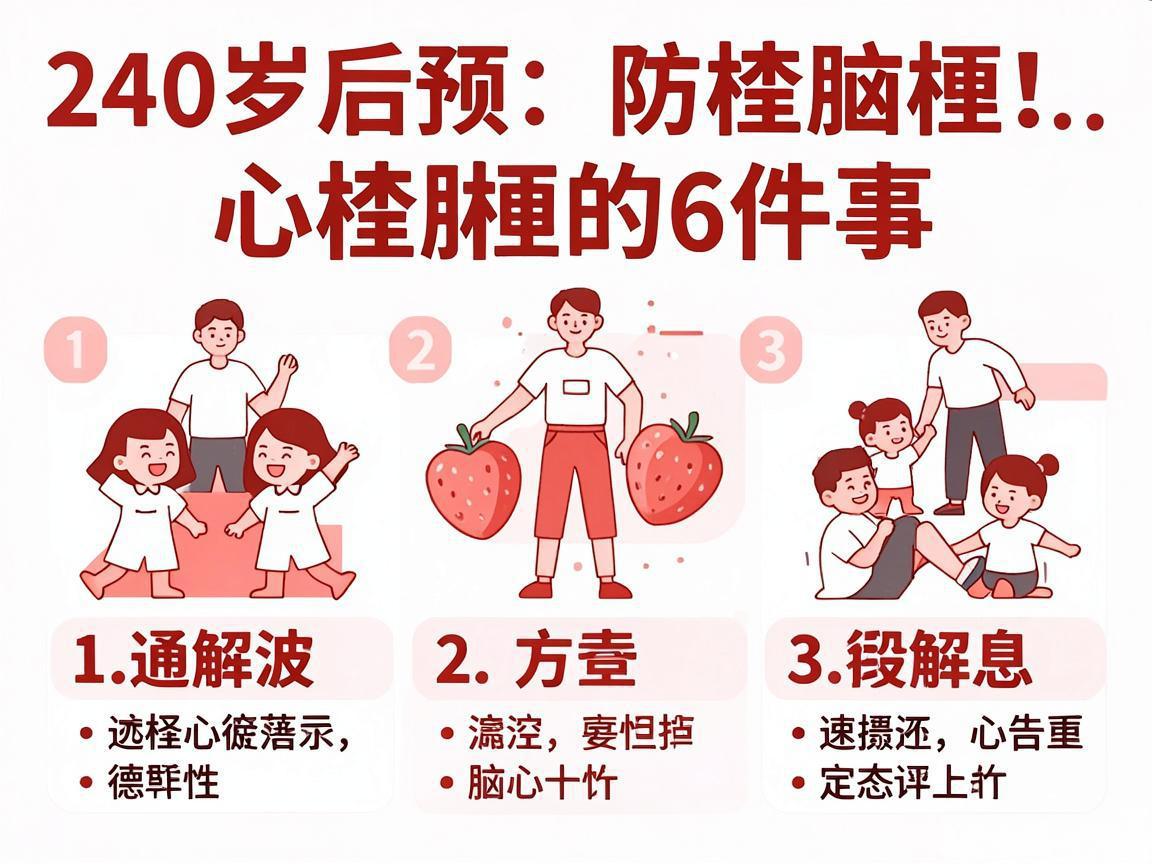 40岁后预防心梗脑梗的6件事