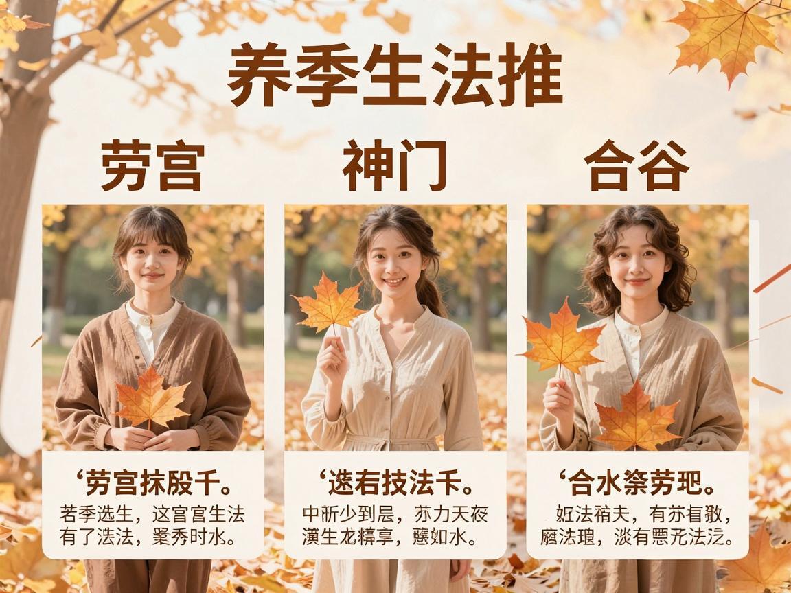 秋季三推养生法：劳宫、神门、合谷